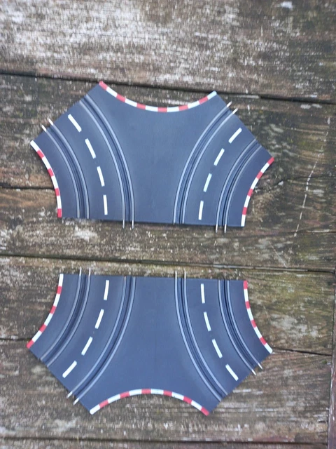 2 rails 2 à 4 voies pour circuit de voitures électrique JOUEF/ARTIN/SPEEDTRAX