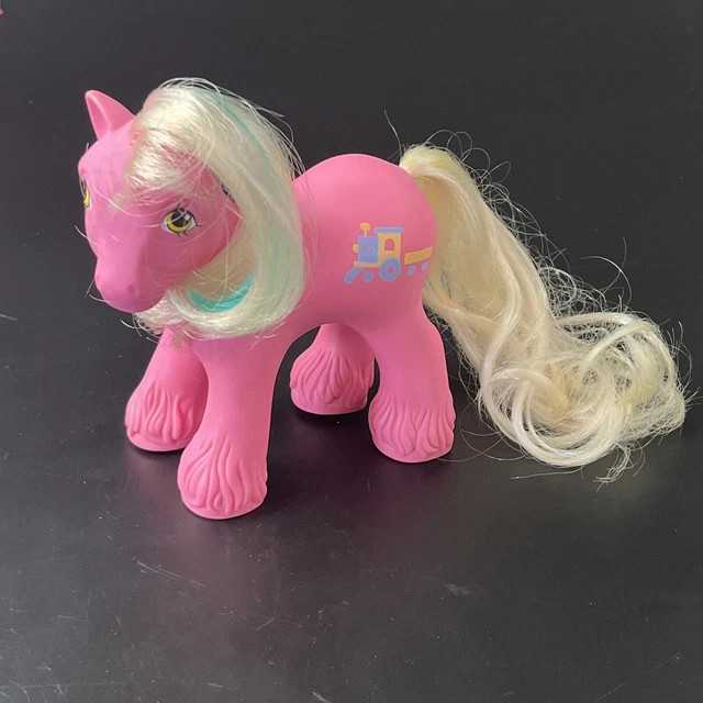 Vintage Hasbro My Little Pony MLP G1 1987 Big Brother Clydesdale Steamer Tracks