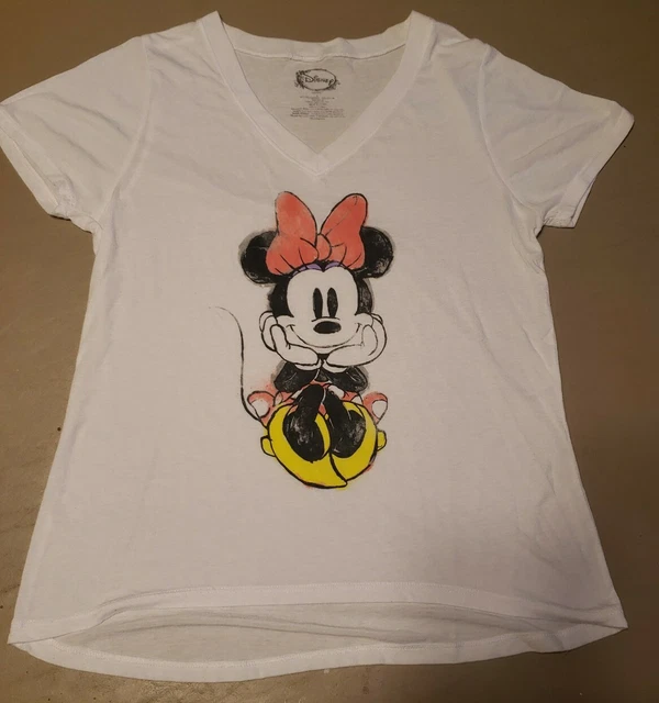 Disney Minnie Mouse T Shirt Size Large Womens