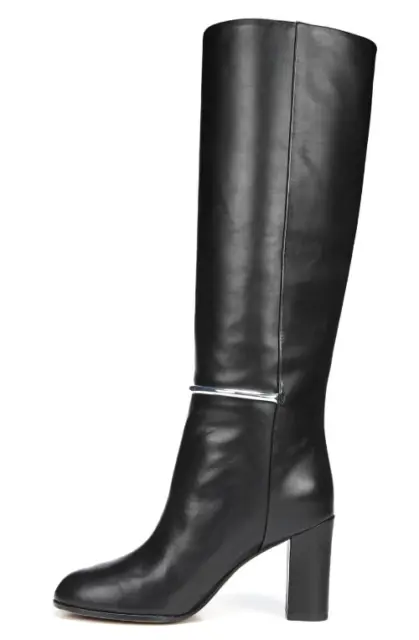 Via Spiga Shaw Women's Black Leather Knee High Boots N4995 Size 9.5 M 3