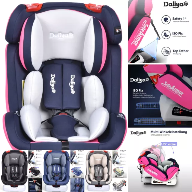 Daliya® Kindersitz 0-36KG Isofix Top Tether Autokindersitz Baby Autositz 0-12 J.