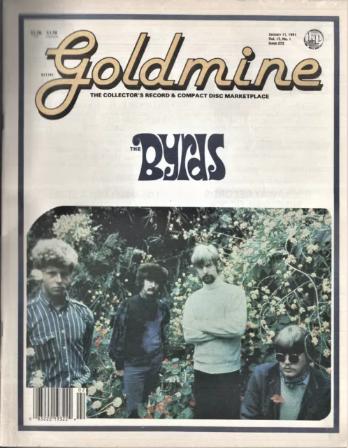 Goldmine Record Collectors Magazine January 11, 1991 - The Byrds *VG