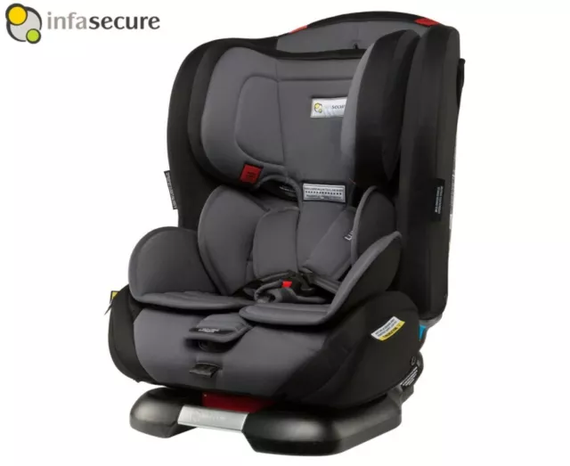 InfaSecure Luxi II Astra Convertible Car Seat 0-8yrs Booster Air-Cocoon Safety