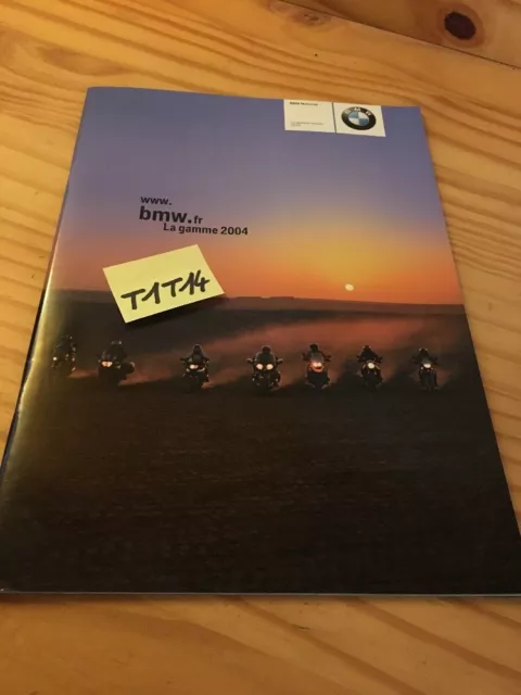 Moto BMW Gamma 2004 Motocicletta Prospetto Opuscolo Brochure Catalogo