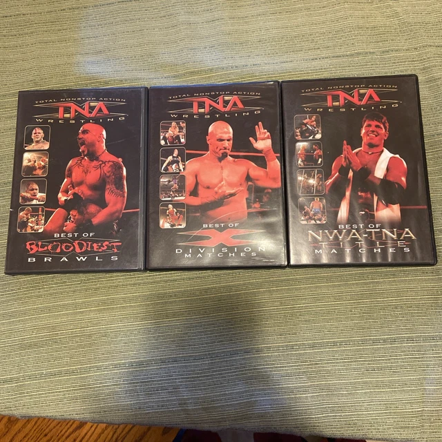 TNA WRESTLING BEST Of Bloodiest Brawls& NWA Title Match HTF DVD