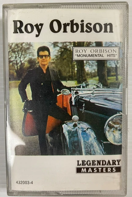 Roy Orbison Monumental Hits Music Cassette Tape 432003-4 Legendary Masters 1989
