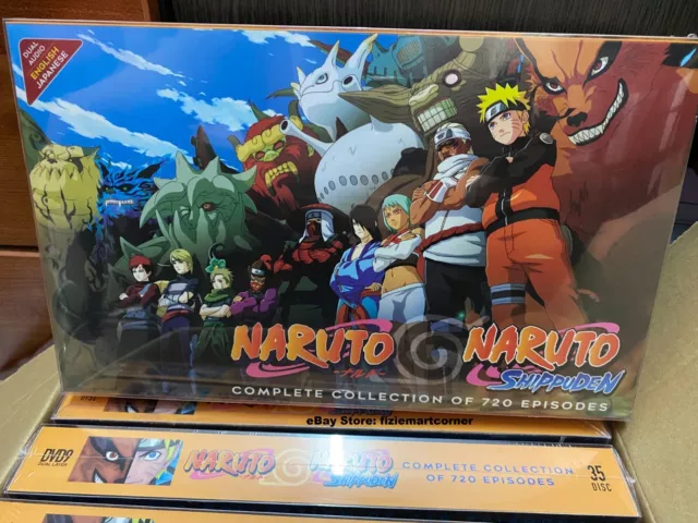 Anime DVD Naruto Shippuden Episode 1-500 Complete English Dubbed All Region