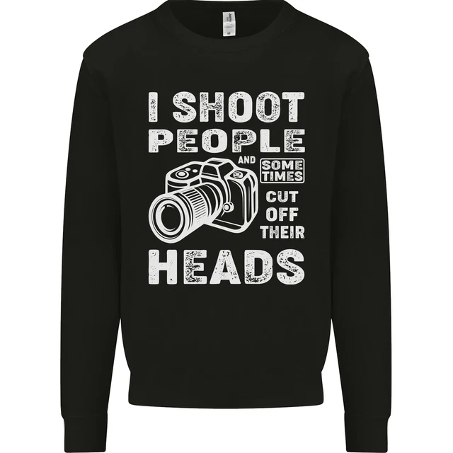 Felpa maglione Photography I Shoot People Photographer da uomo