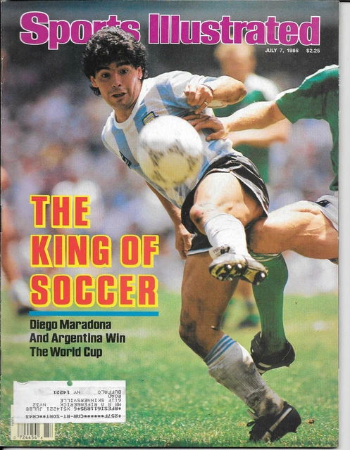 Carte Rookie Diego Maradona 1990 Sports Illustrated Pour Enfants - Coupe Du Monde Argentine - Near Mint