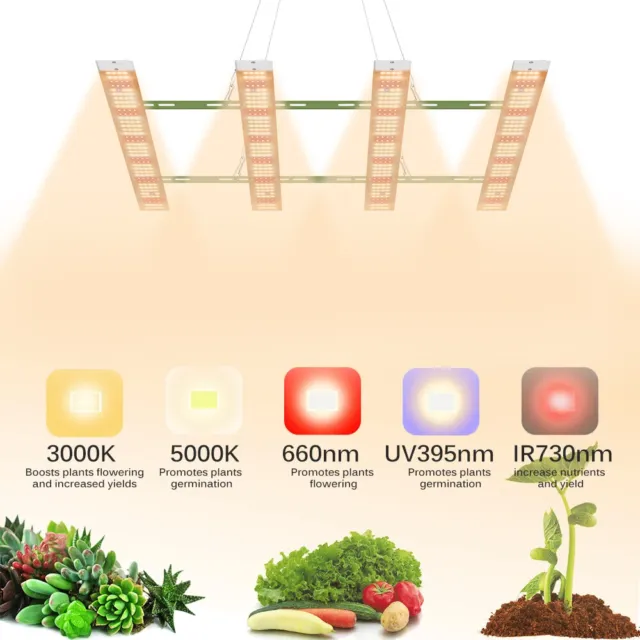 LED Pflanzenlampe Wachstumslampe Wachstumslicht Grow Pflanzenlicht Vollspektrum