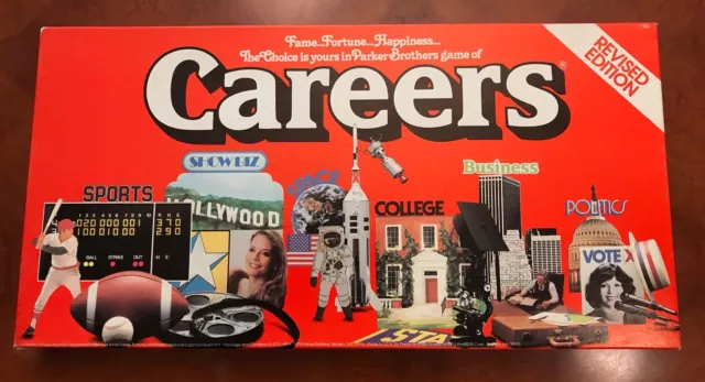 Parker Brothers Careers Board Game 1979 Revised Edition Vintage COMPLETE