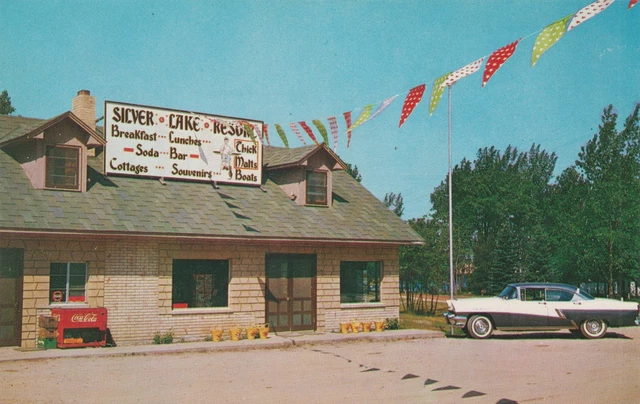 CEN Mears Shelby MI GREAT later 1950s SILVER LAKE RESORT Cafe Store COKE MACHINE