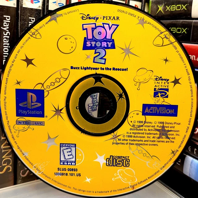 TOY STORY 2 Buzz Lightyear to the Rescue (Sony PlayStation 1, 1999