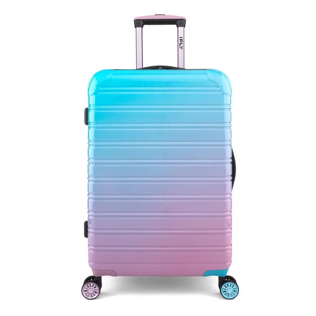iFLY - Fibertech Cotton Candy Hardside Luggage 24 Inch Checked Luggage
