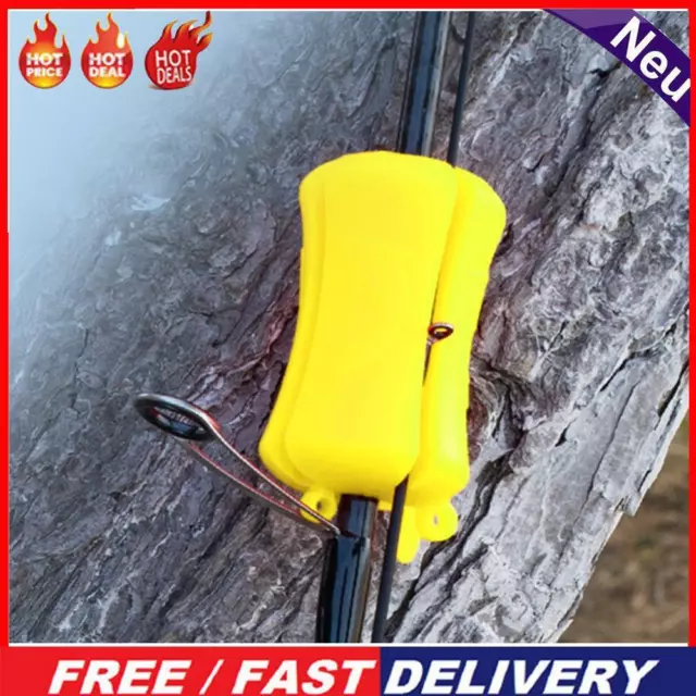 Fishing Rod Binding Fishing Rod Tie Holder Protection Fishing Tools (Yellow)