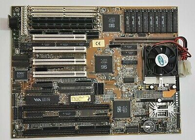 ABIT AB-PH5 ISA Sockel 7 Mainboard + Intel Pentium 90MHz + 32MB EDO-RAM