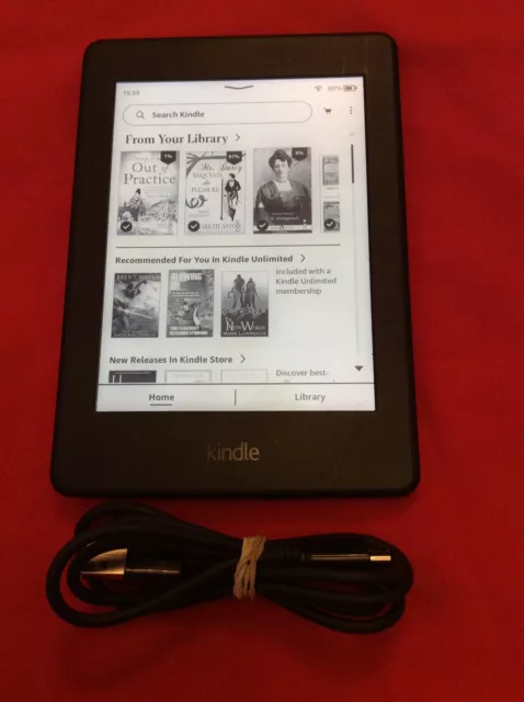 Amazon Kindle Paperwhite 7th Generation 6" Display Built-in Light Wi-Fi Black