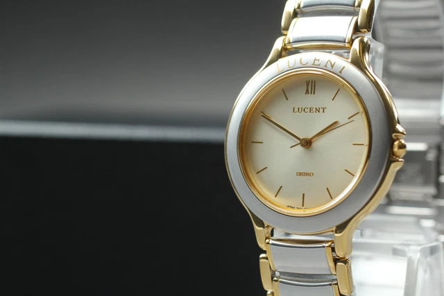 Montre Seiko Lucent Vintage 7N01-5240, Acier Et Doré, Cadran Champagne, Occasion