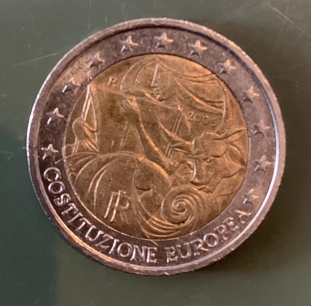 2 Euro Costituzione Europea 2005 Fehlprägung MONETA 2 EURO COSTITUZIONE EUROPEA 2005 EUR 200,00 - PicClick IT