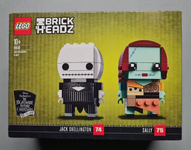 LEGO BrickHeadz Jack Skellington and Sally 41630 Brand New & Sealed