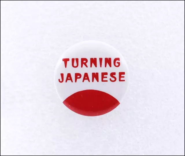 The Vapors 1980 Turning Japanese Vintage Promo Button Pin Badge