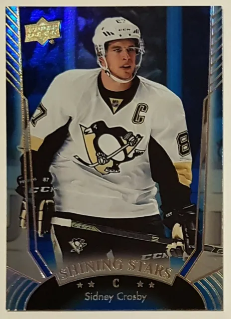 2016-17 Sidney Crosby Penguins #SS-30 Upper Deck Shining Stars Hockey Card MINT!