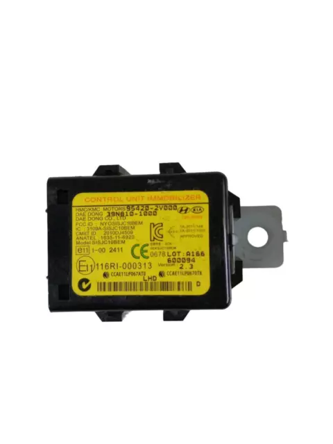 ECU Immobilizer KIA Soul Série 95420-2V000 D4FB Diesel 1.6 (1418 1745757