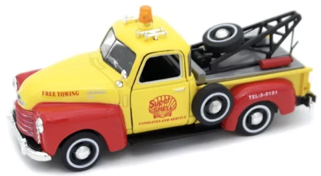 CHEVROLET C 3100 Tow Truck - SHELL Service - Cararama 1:43