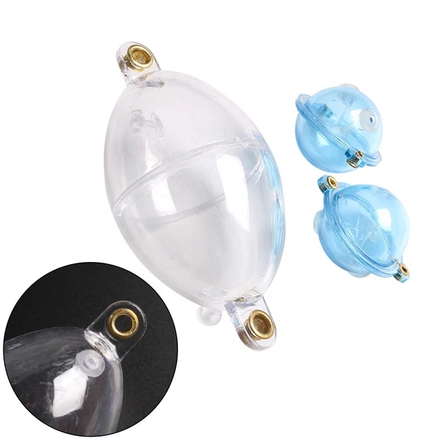 In line Bubble Float Angeln Hohlkugeln Floats Slide Bubbles Line Through 3 St