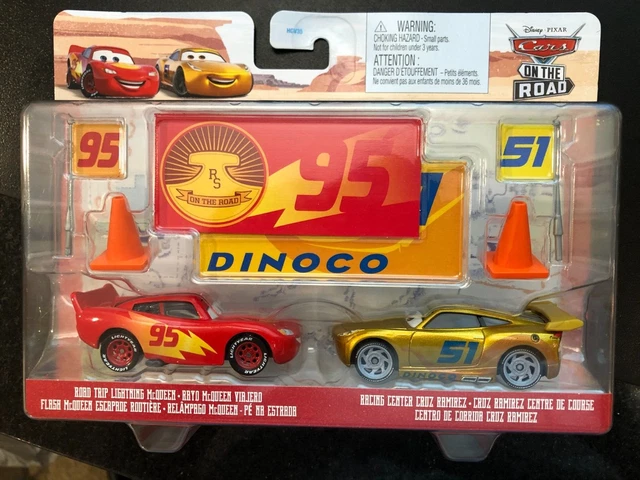 DISNEY PIXAR CARS ON THE ROAD Dinoco -Road Trip Lightning McQUEEN ...