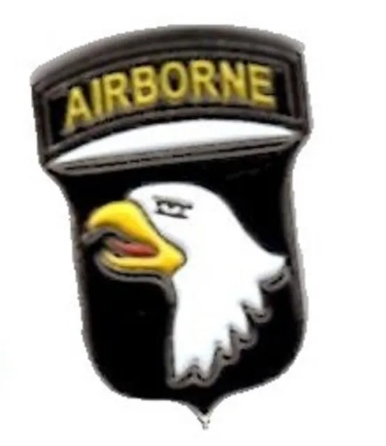 101st Airborne division pin badge. United States Army. Military. Metal. Enamel