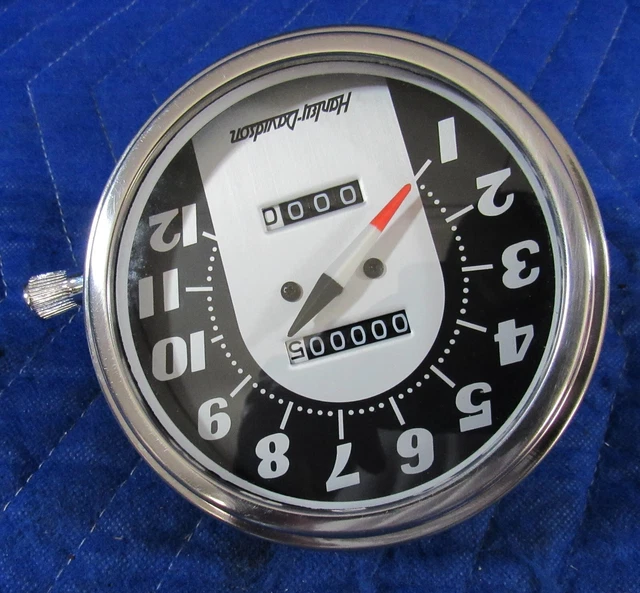 NOS 90 ANNÉES 90 Tombstone Harley Speedometer Tête De Pelle Tête D