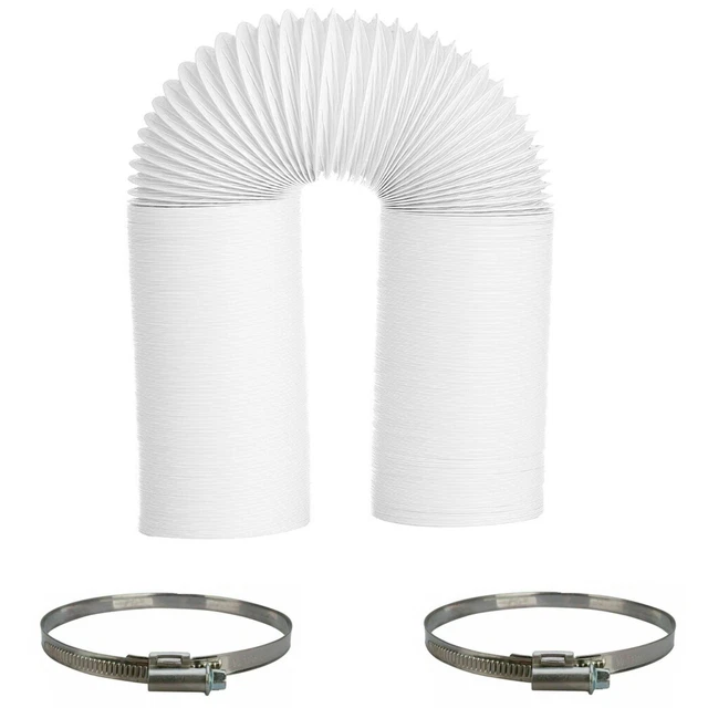 AIR CONDITIONER VENT Hose Conditioning Ducting Pipe 15m 4" & 2 Jubliee