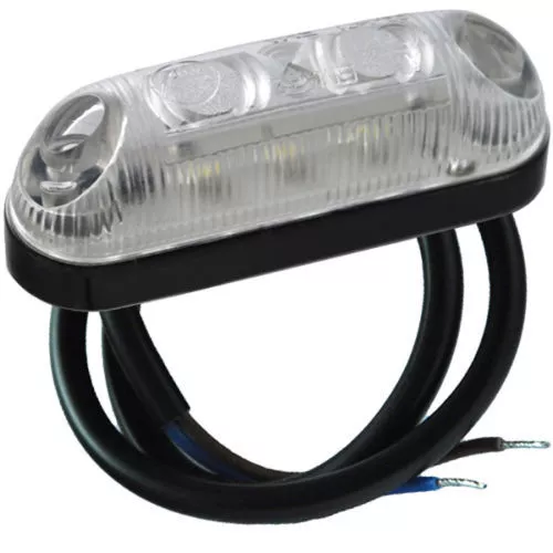 LED Positionsleuchte Umrissleuchte 82x25 weiss 2