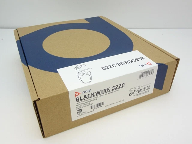 Poly blackwire hotsell c3220 usb