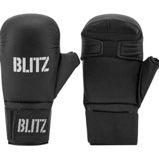 Blitz Elite Karate Sparring Gloves With Thumb Karate Kickboxing Point Sparring 2