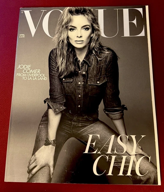 BRITISH VOGUE MAGAZINE December 2023 JODIE COMER Collectors Cover