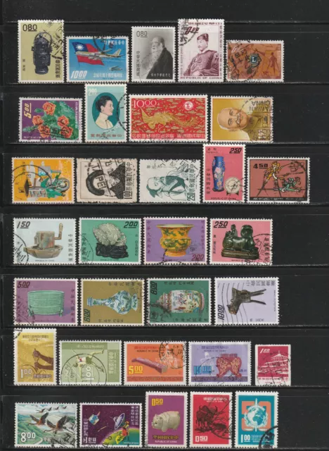 Taiwan, ROC, gestempelt / o / used Sammlung / Collection ex 1961-1977, 3 Scans !