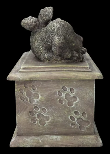 Hunde Urne groß mit Fotofach | Bestattung 24,5cm Dekoration 5