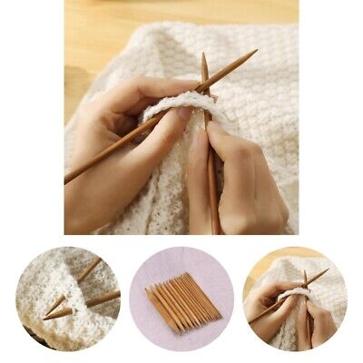 Agujas circulares alargadas hágalo usted mismo artesanal bambú agujas de tejer circulares flexibles