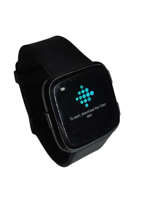 Fitbit Versa FB504 Smartwatch - Black with CHRAGE Fitbit Versa FB504 Smartwatch - Black with CHRAGE
