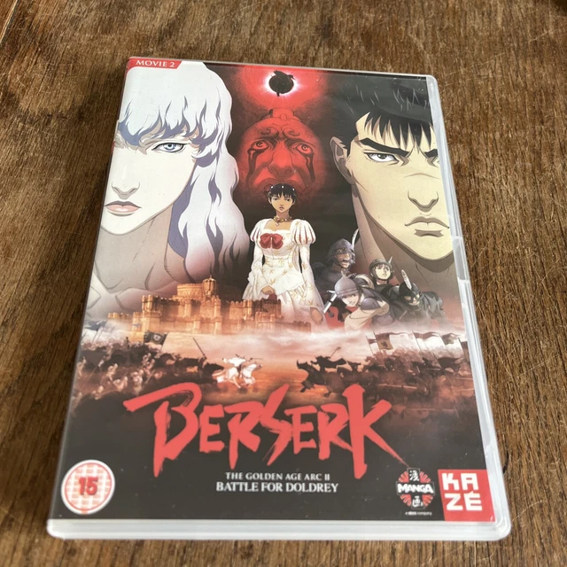 Berserk Movie 2 The Battle For Doldrey BERSERK: MOVIE 2 - The Battle for Doldrey DVD (2013) Toshiyuki Kubooka