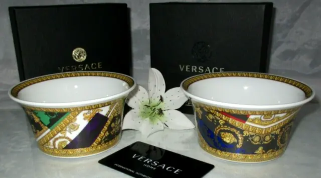 Rosenthal Versace I Love Baroque and Roll 2 x Dessertschale 11,5 cm Neu & Ovp