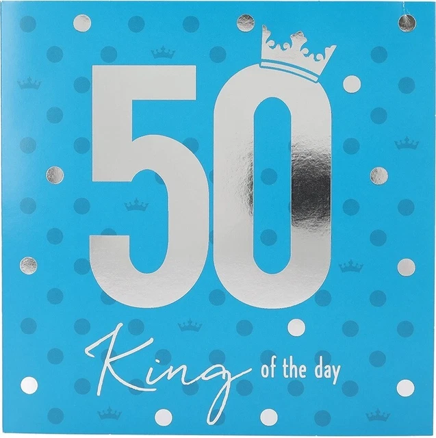 Glückwunschkarte Zum 50. Geburtstag Für Männer – Elegant & Klassisch