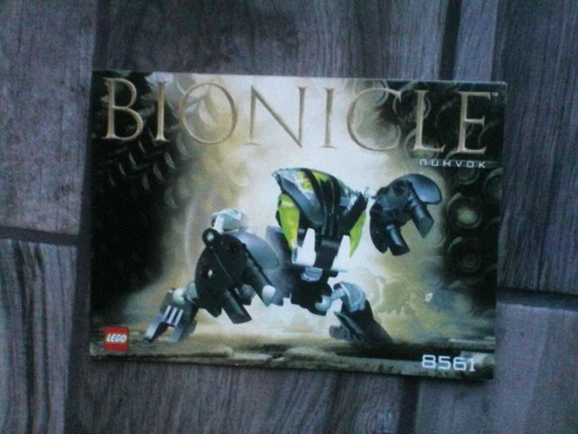 Notice Manuel - Instruction Booklet Lego Bionicle Nuhvok 8561
