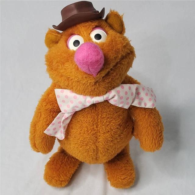Vintage 1976 Fisher Price Fozzie Bear Plush Jim Henson Muppets 14”tall