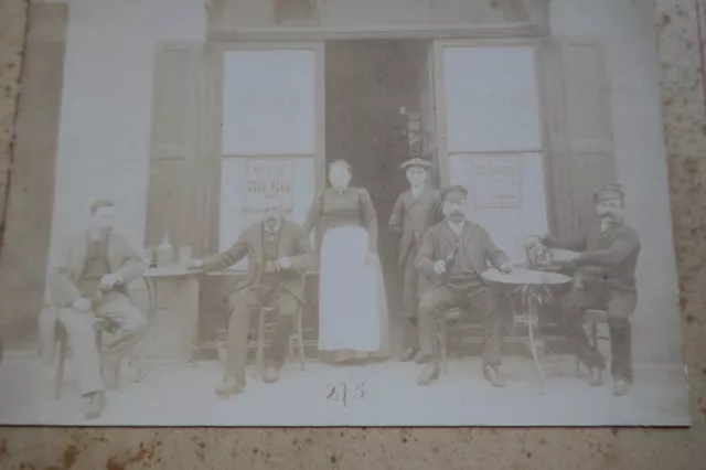 PHOTOGRAPHIE ancienne BISTROT VIN
