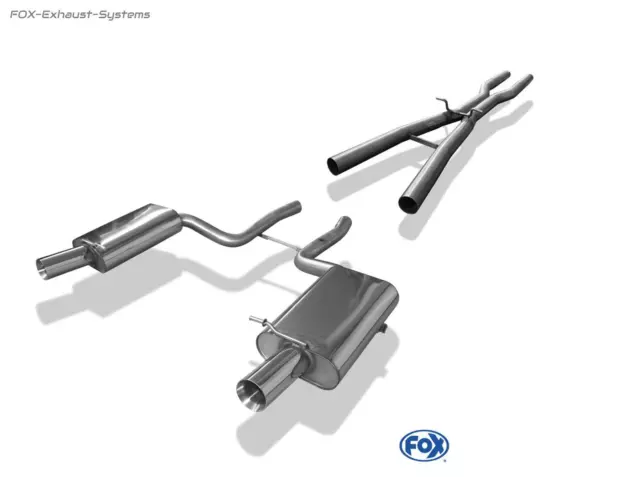 Duplex Racing-Anlage Audi A4 B7 3.2l quattro Typ 8E je 100mm doppelwandig