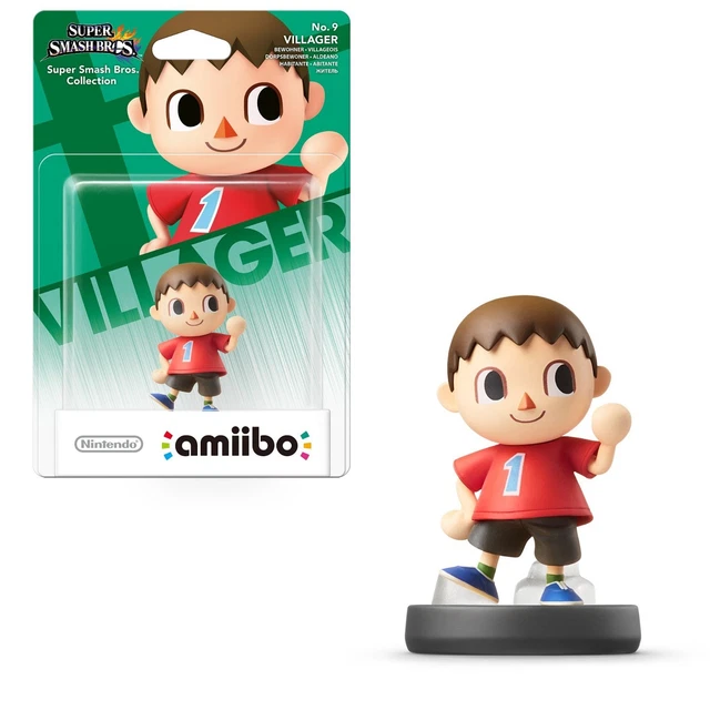 AMIIBO SUPER SMASH Bros. Nr. 9 Scouser Del Village Villager Brand