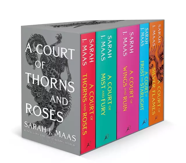 A Court of Thorns and Roses Paperback Box Set (5 Books) - by  Sarah J Maas 2